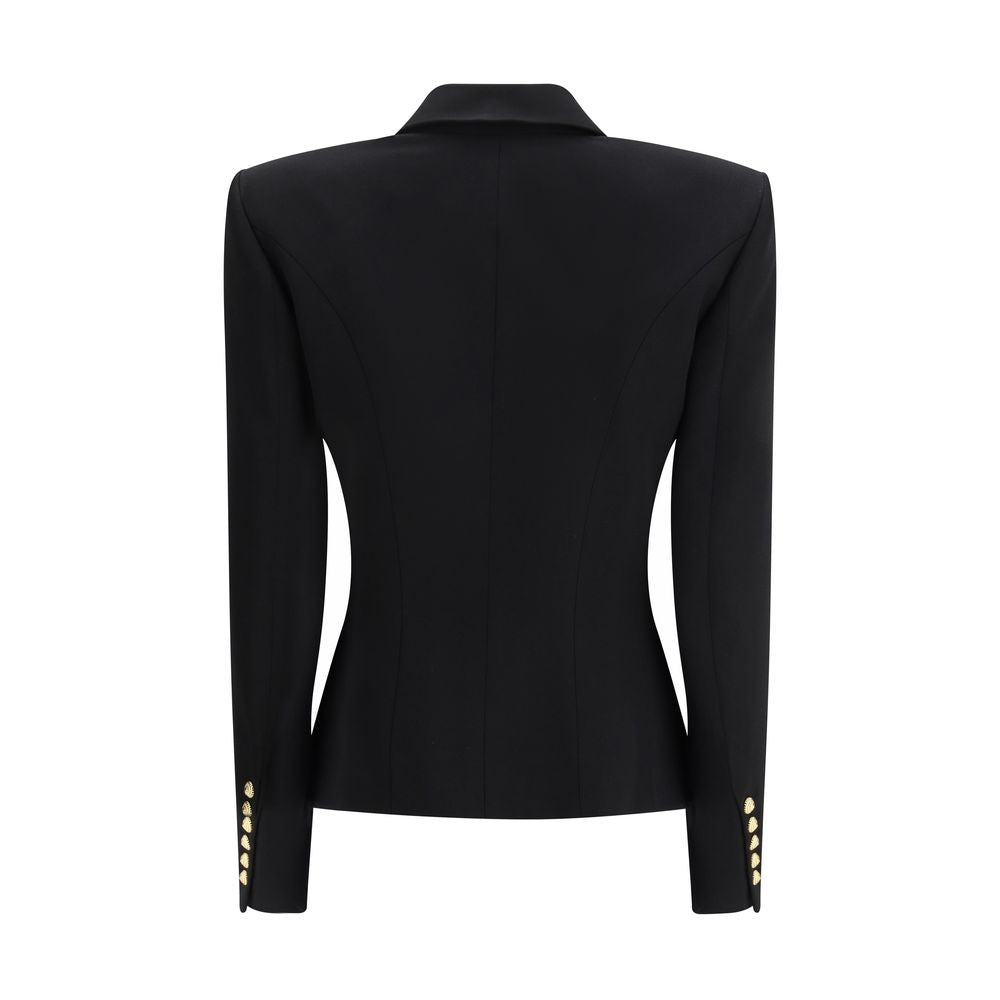 Black Wool Oves Aries Blazer