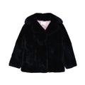 Blue Rabbit Fur Full-Length Jacket