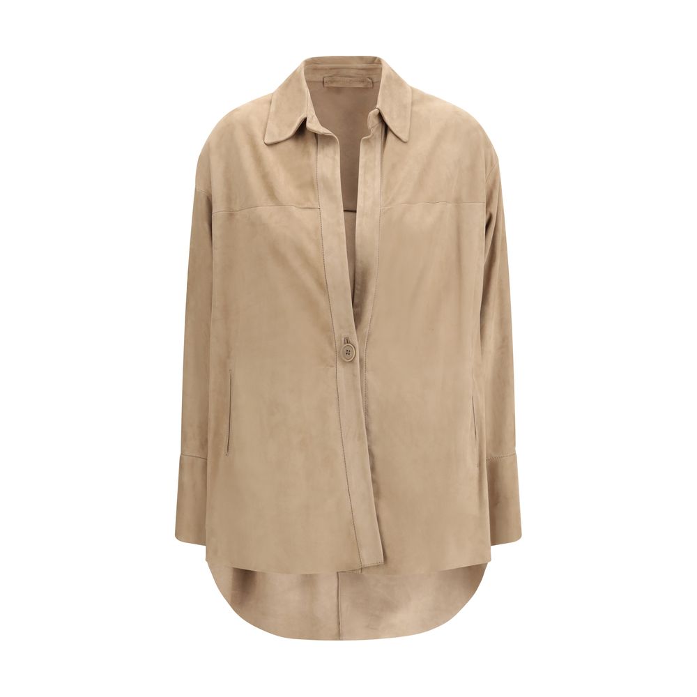 Beige Lamb Ovis Aries Dress Shirt