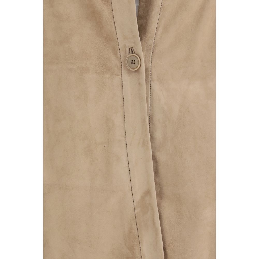 Beige Lamb Ovis Aries Dress Shirt