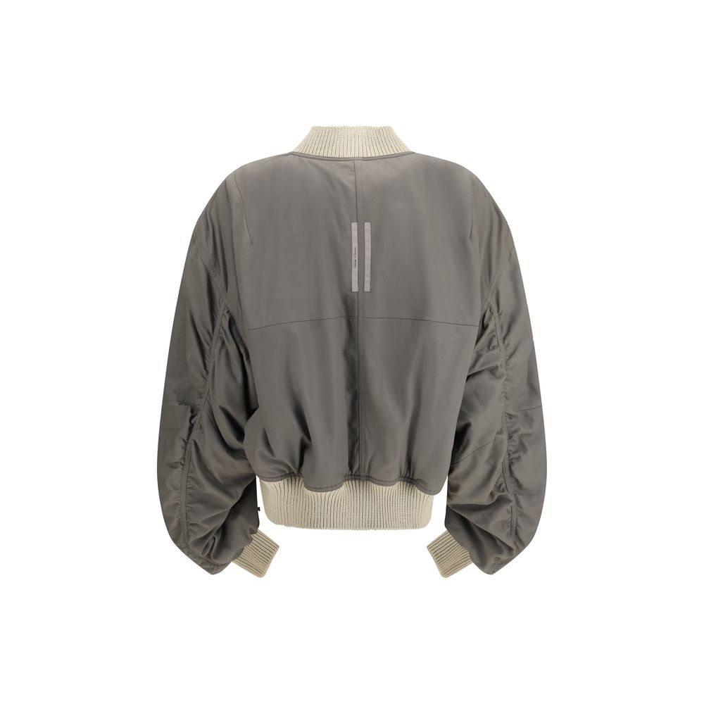 Beige Lamb Ovis Aries Bomber