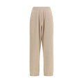 Beige Cashmere Casual Pants