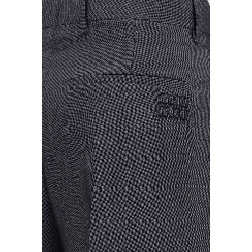 Gray Wool Oves Aries Dress Pants