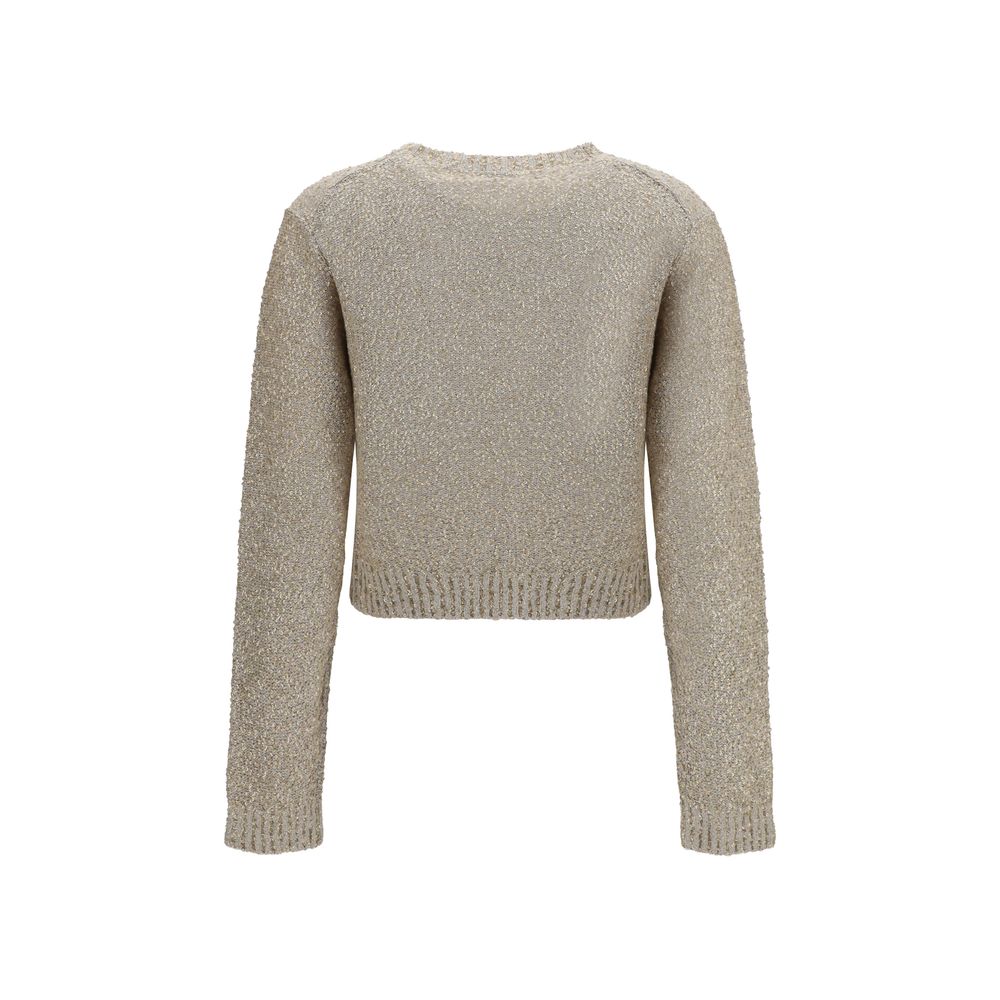 Beige Linen Sweatshirt
