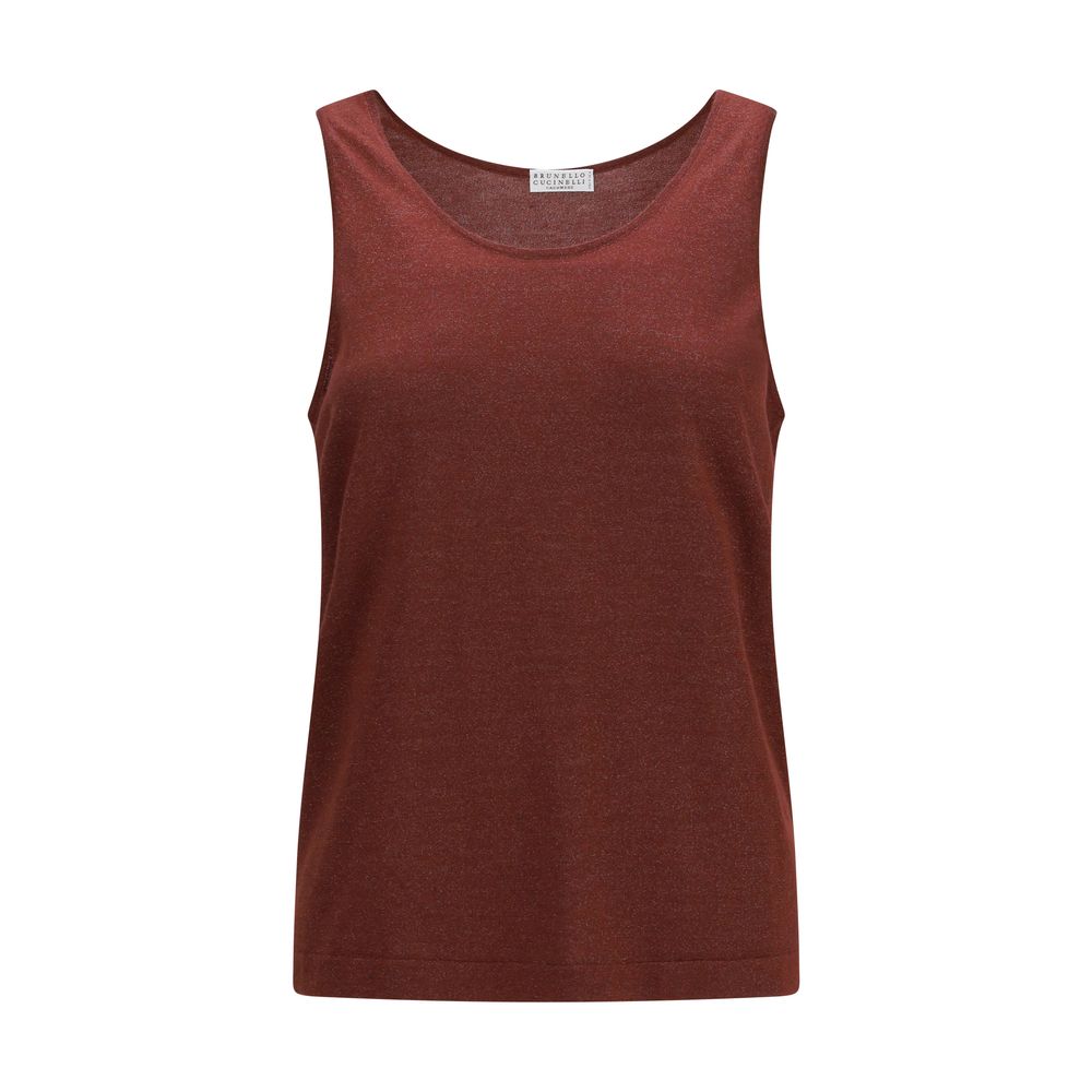 Red Cashmere Tank Tops