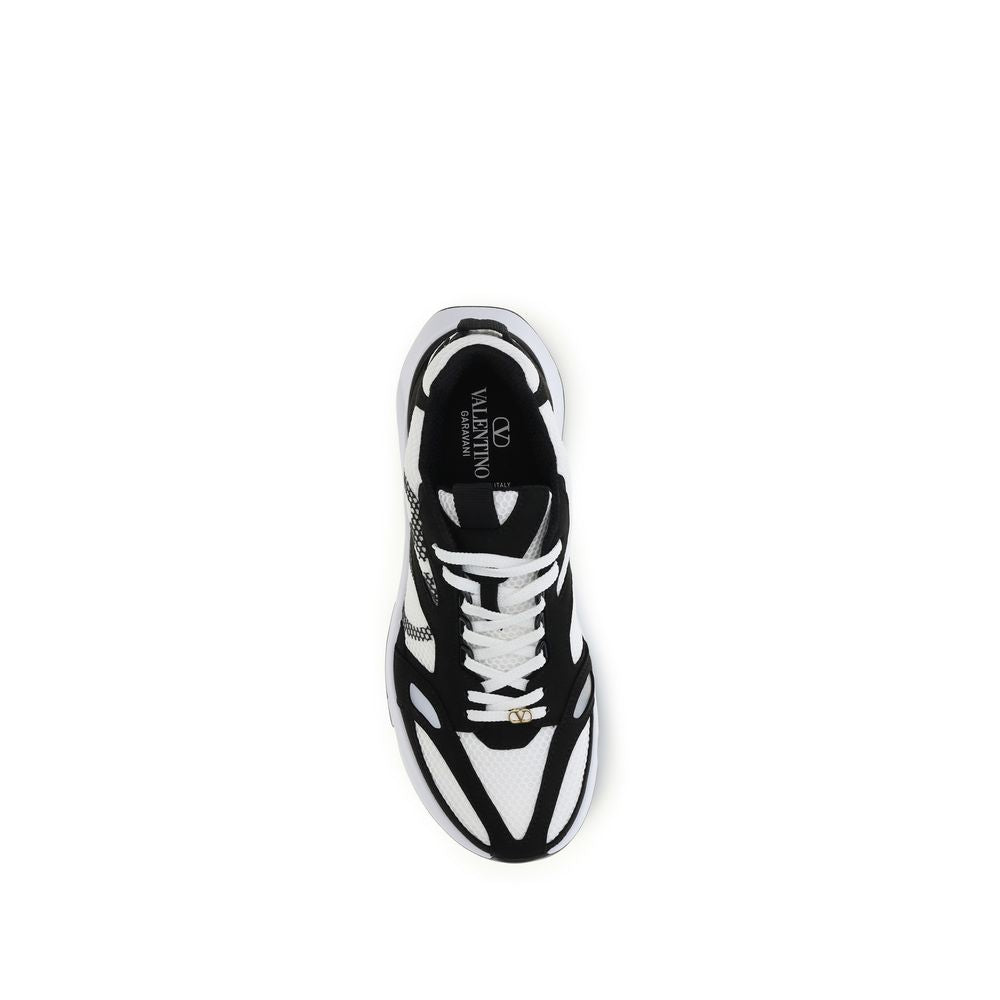 Multicolor Fabric Athletic Sneakers