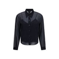 Black Silk Pattern Shirt