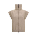 Beige Cashmere Cardigan