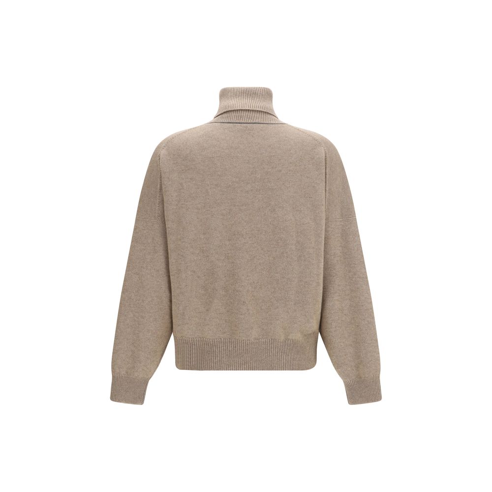 Brown Cashmere Turtleneck