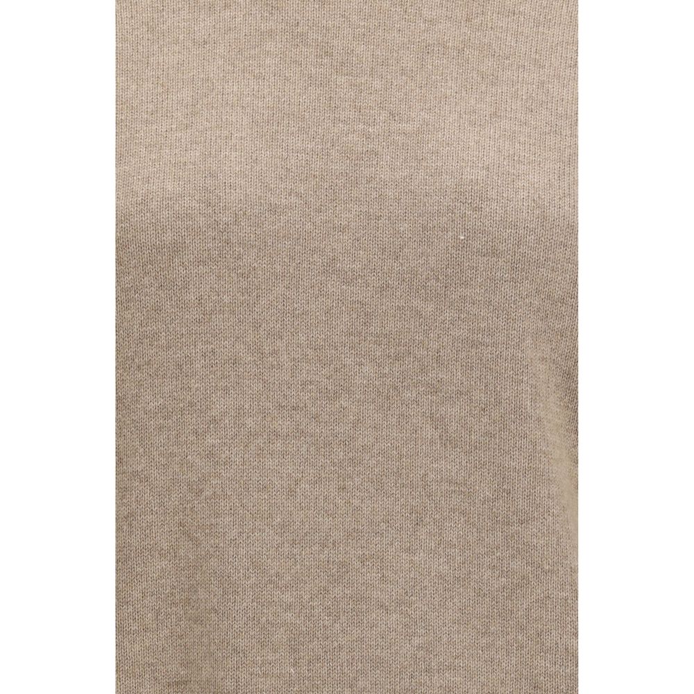 Brown Cashmere Turtleneck