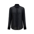 Black Silk Dress Shirt