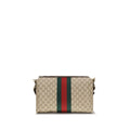 Beige Fabric Shoulder Bag
