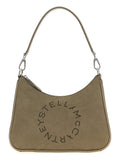 Gray Polyamide Shoulder Bag