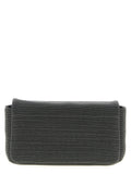 Black Leather Clutch Bag
