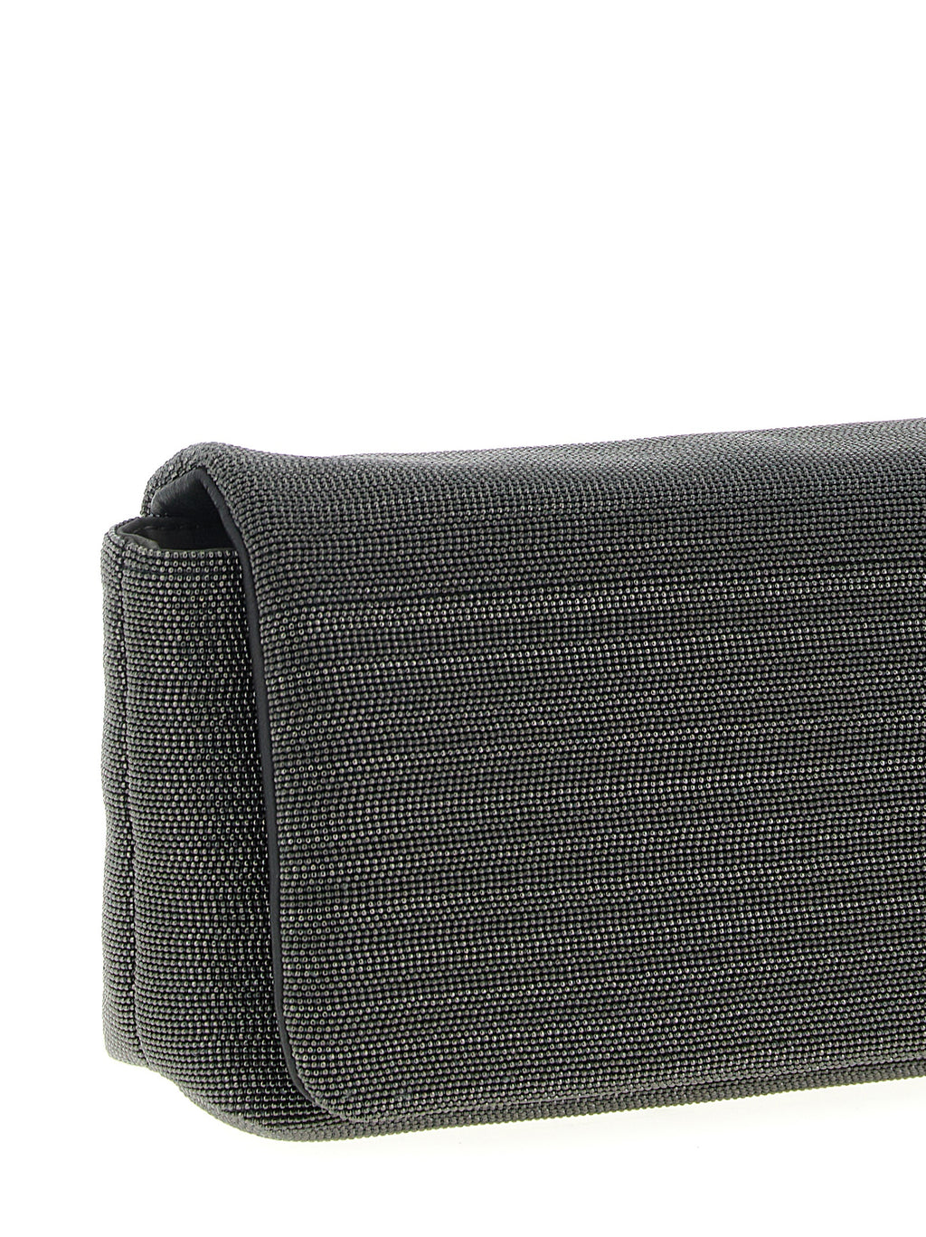 Black Leather Clutch Bag