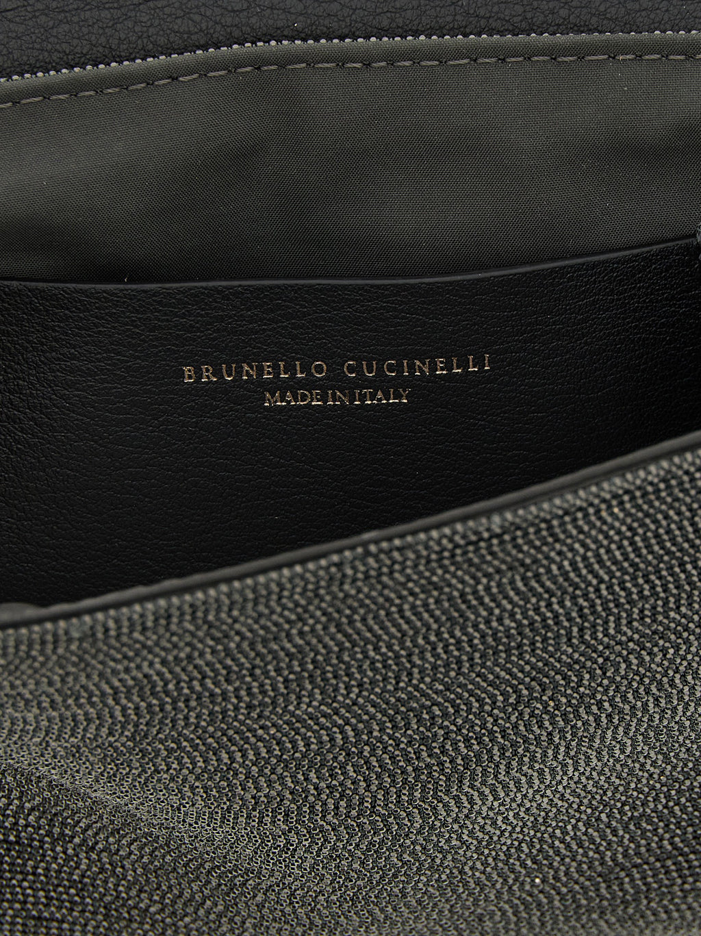 Black Leather Clutch Bag