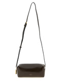 Brown Calfskin Crossbody Bag