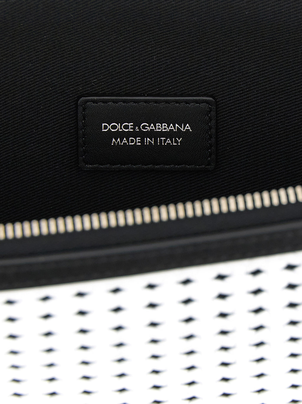 Bicolor Calfskin Clutch Bag