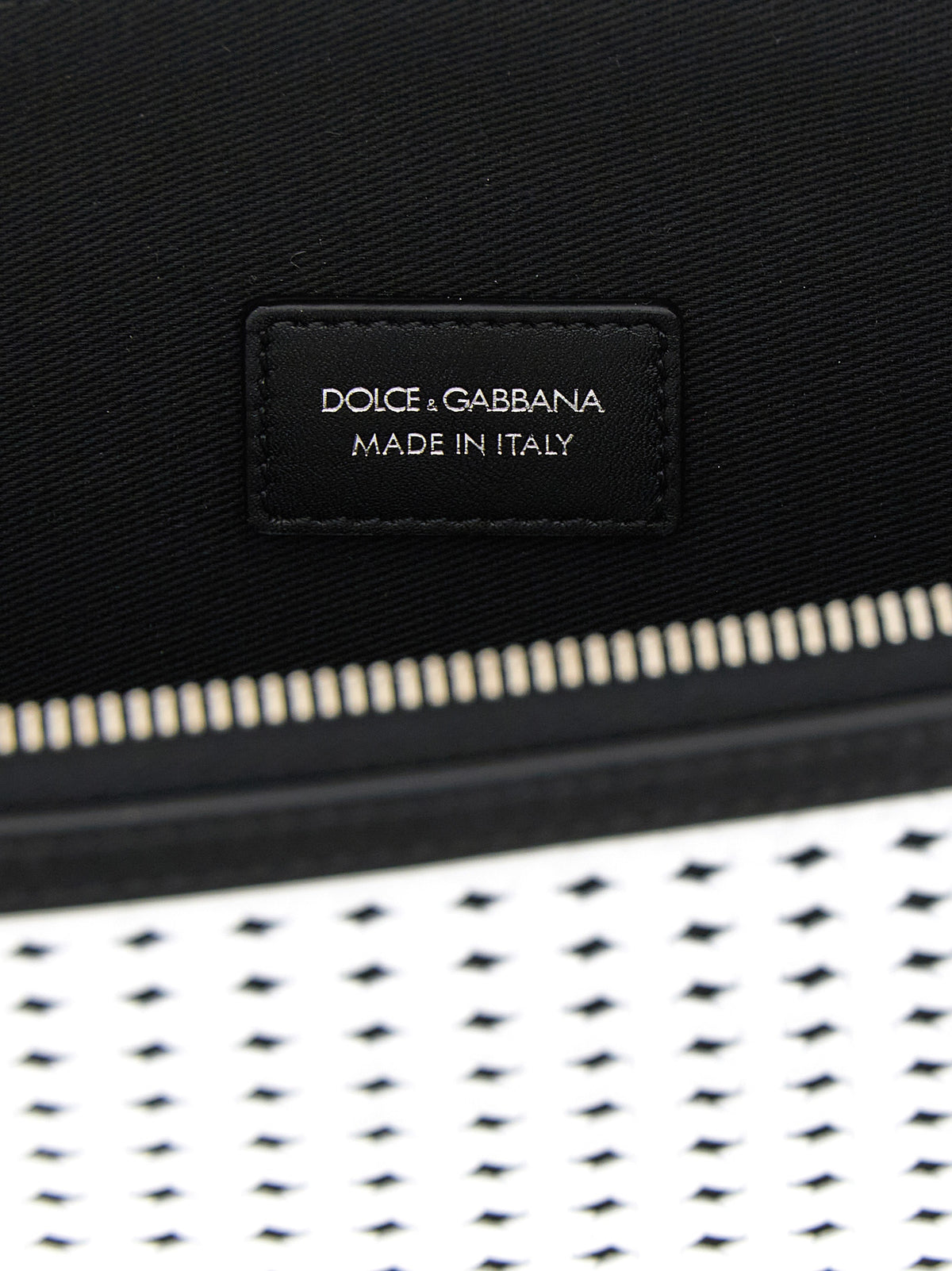 Bicolor Calfskin Clutch Bag