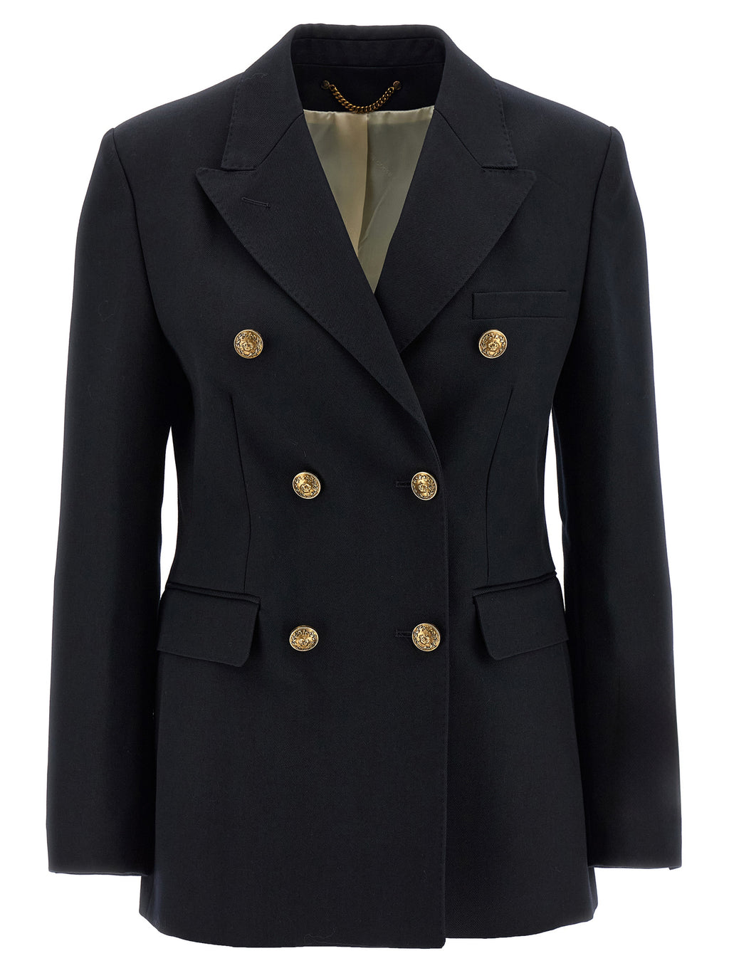 Blue Polyester Blazer
