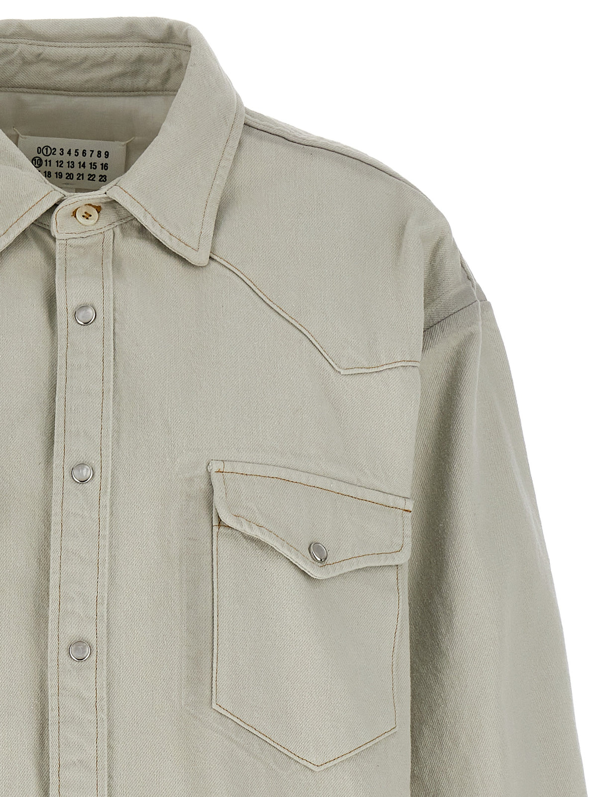 White Cotton Denim Jacket