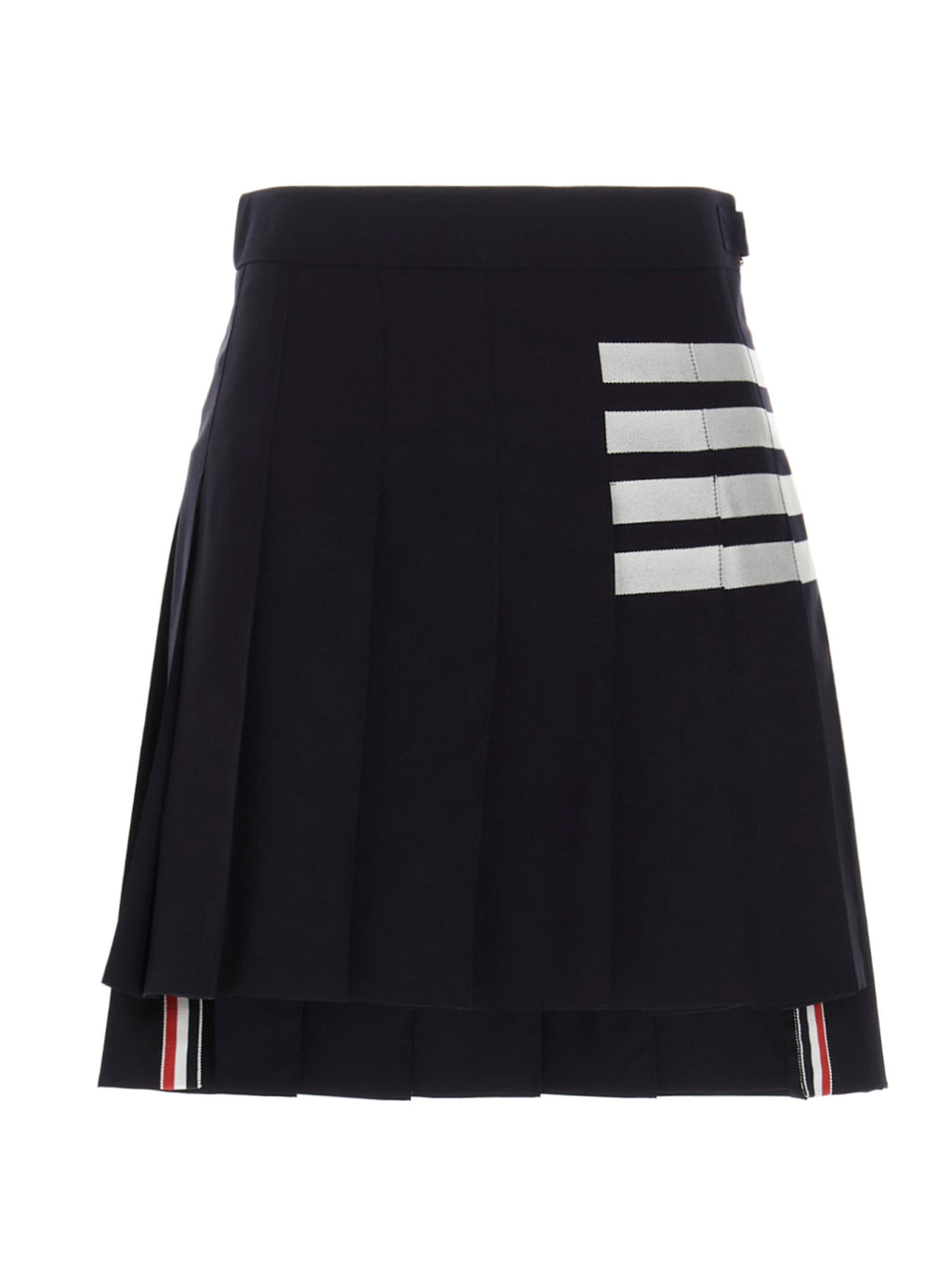 Blue Wool Long Skirt
