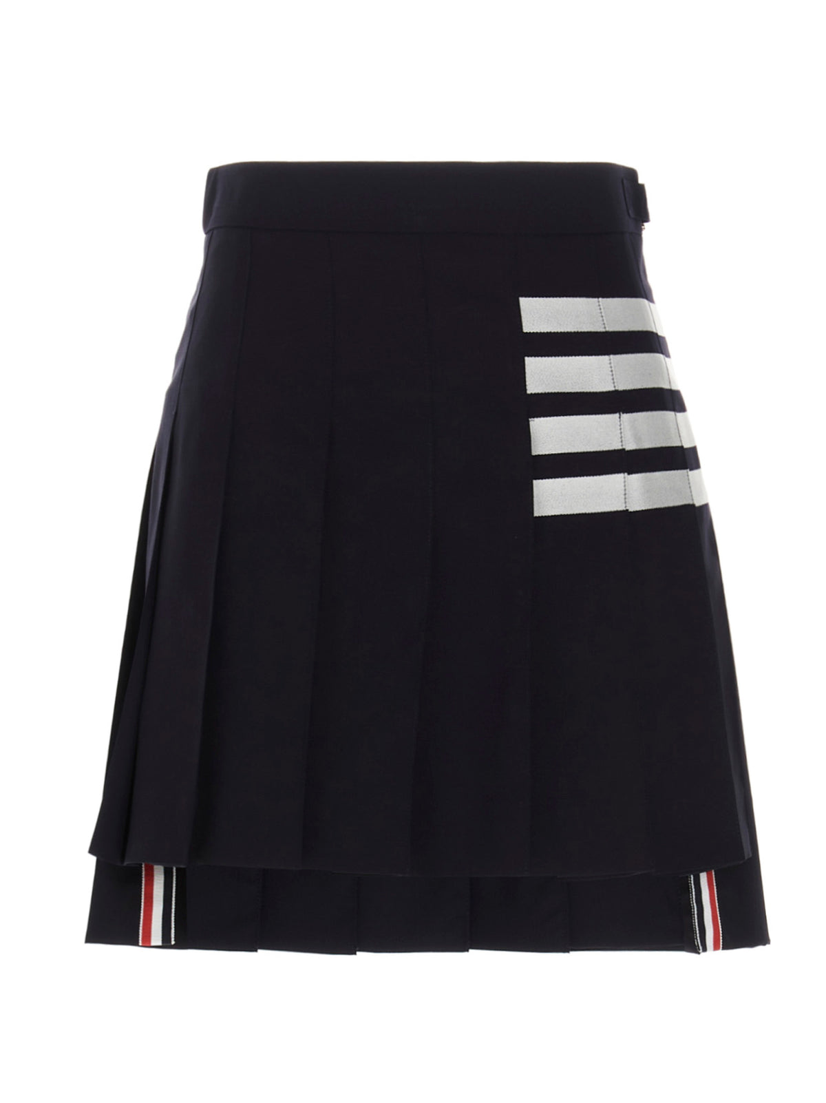 Blue Wool Long Skirt