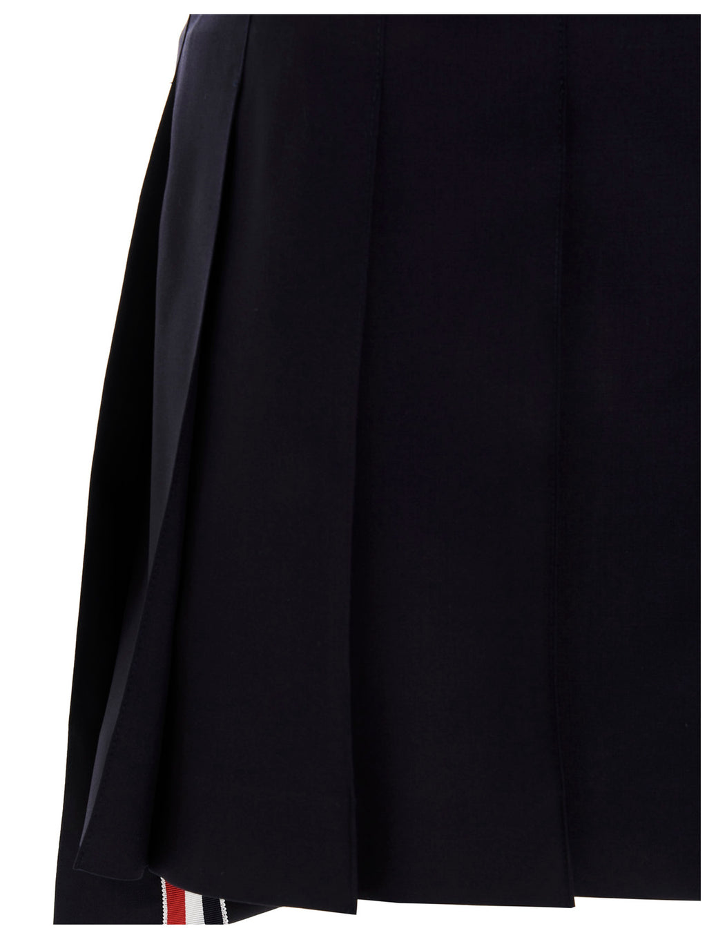 Blue Wool Long Skirt