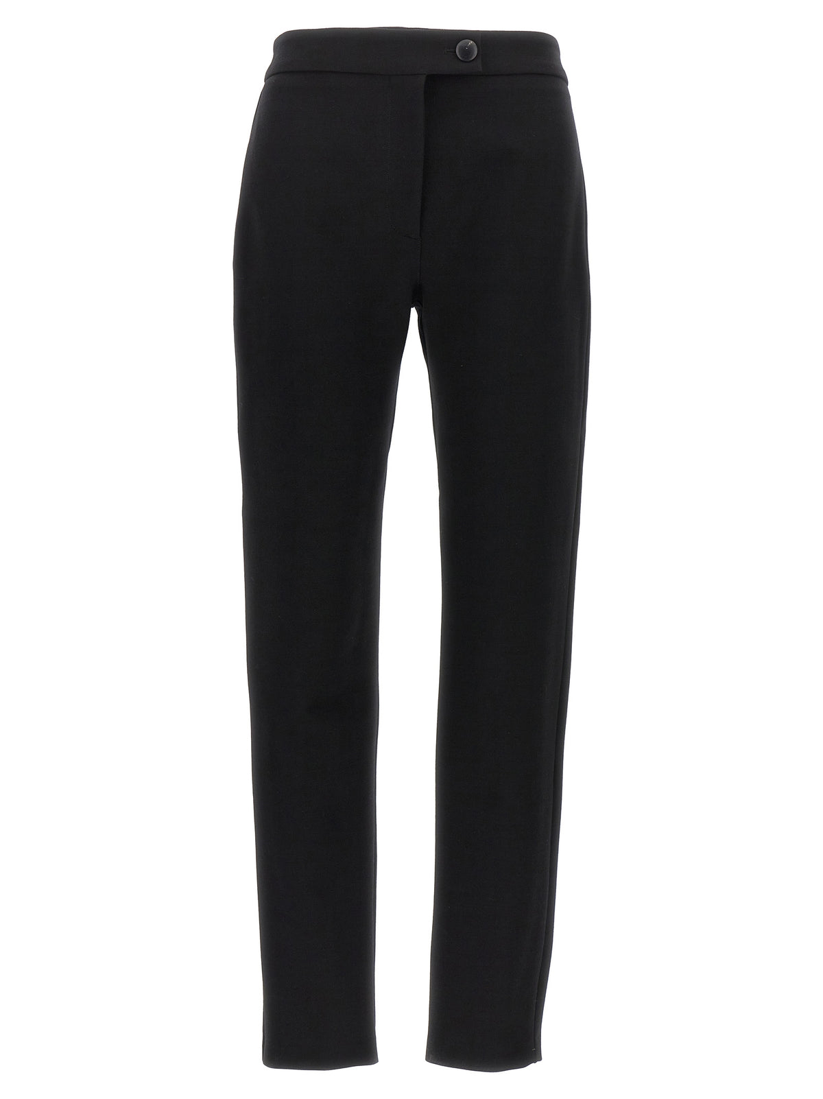 Black Elastane Skinny Pants