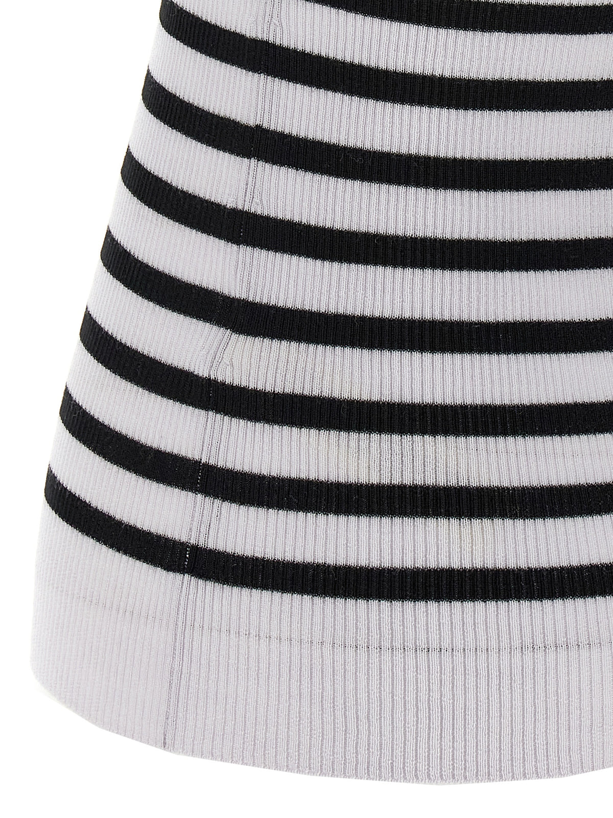 Bicolor Wool Sleeveles T-Shirt