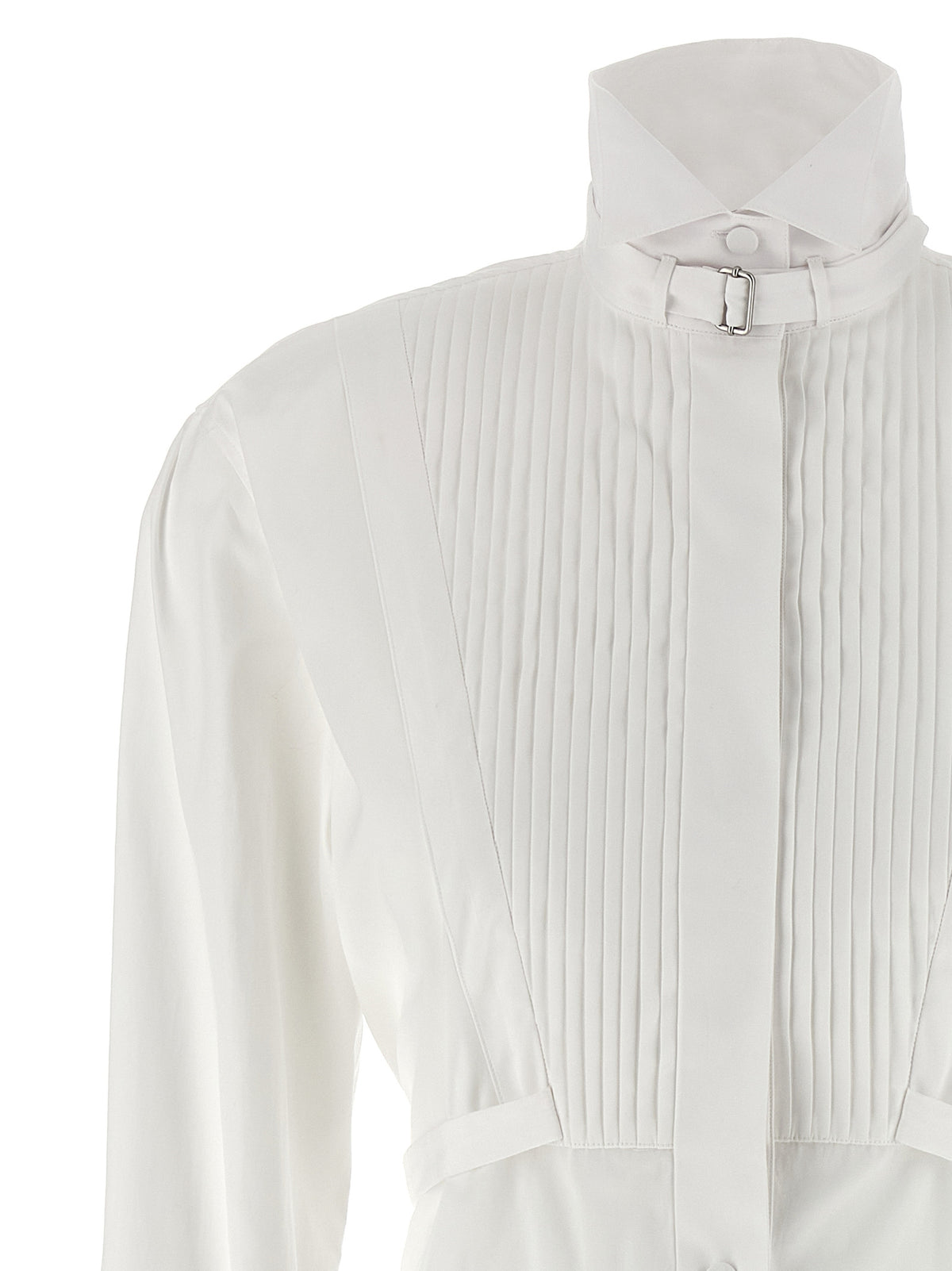 White Cotton Midi Dress