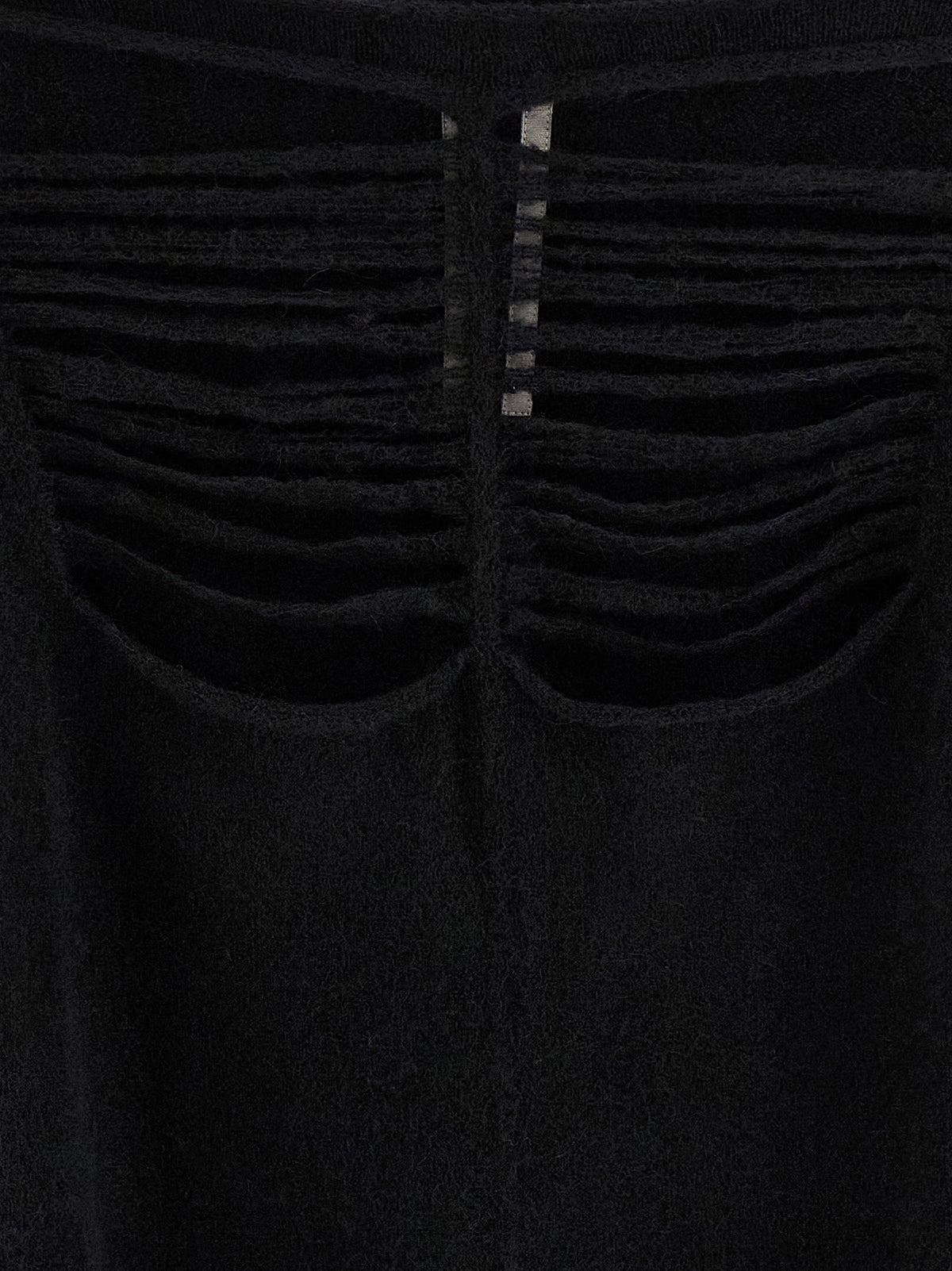 Black Wool Cardigan