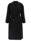 Black Virgin Wool Coat