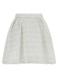 White Polyamide Long Skirt