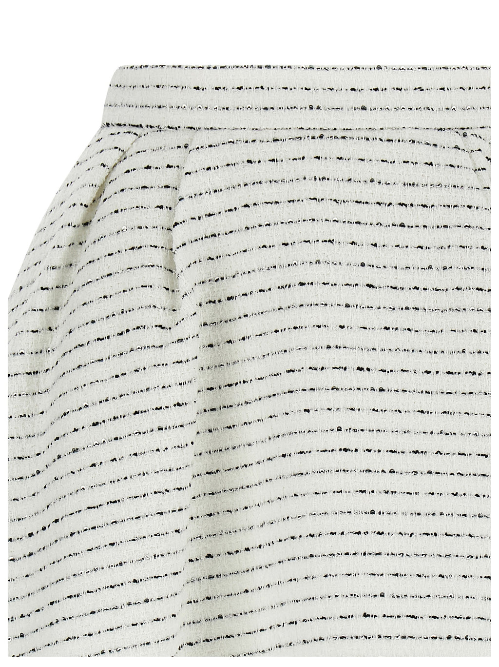 White Polyamide Long Skirt
