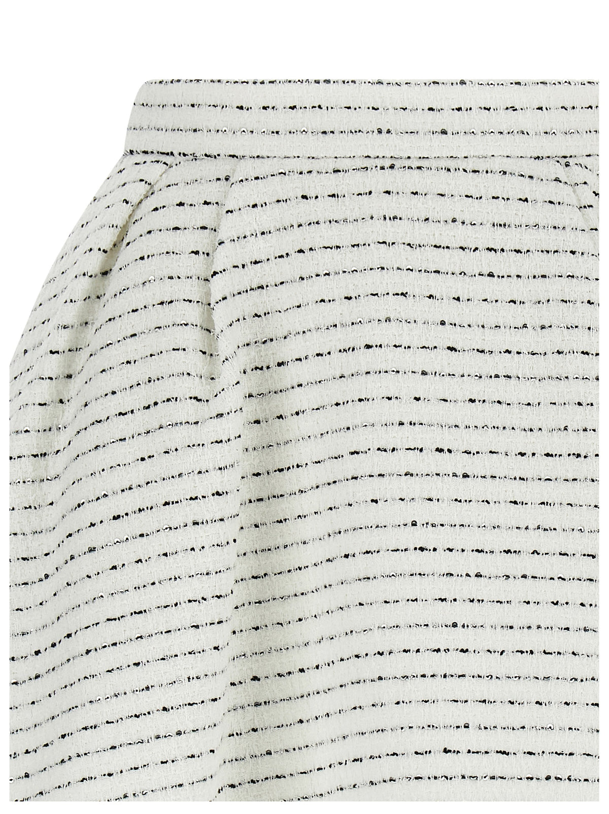 White Polyamide Long Skirt