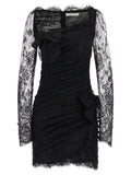 Black Organic Cotton Short Dress