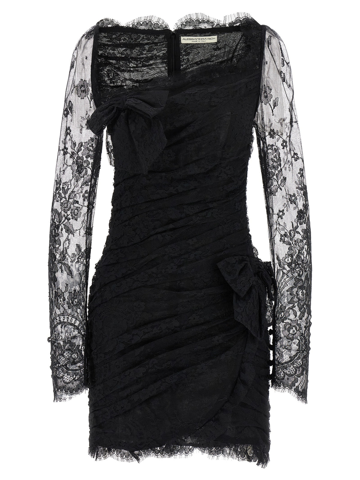 Black Organic Cotton Short Dress