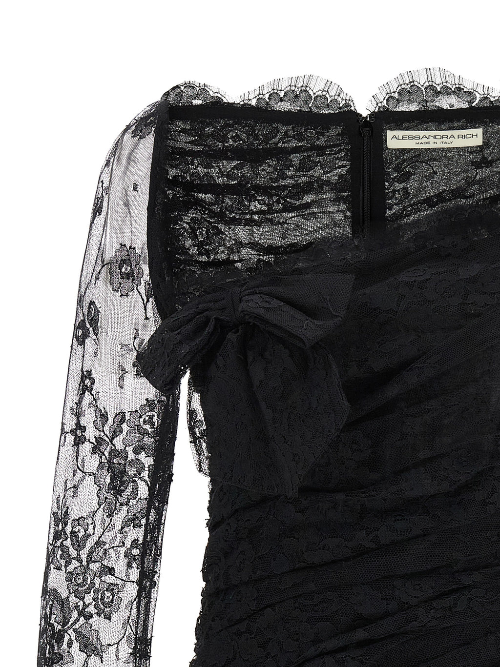 Black Organic Cotton Short Dress