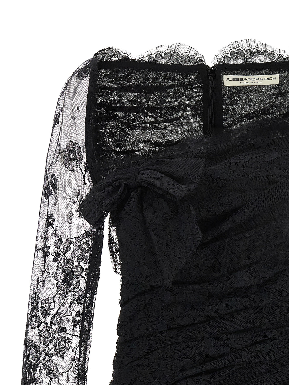 Black Organic Cotton Short Dress