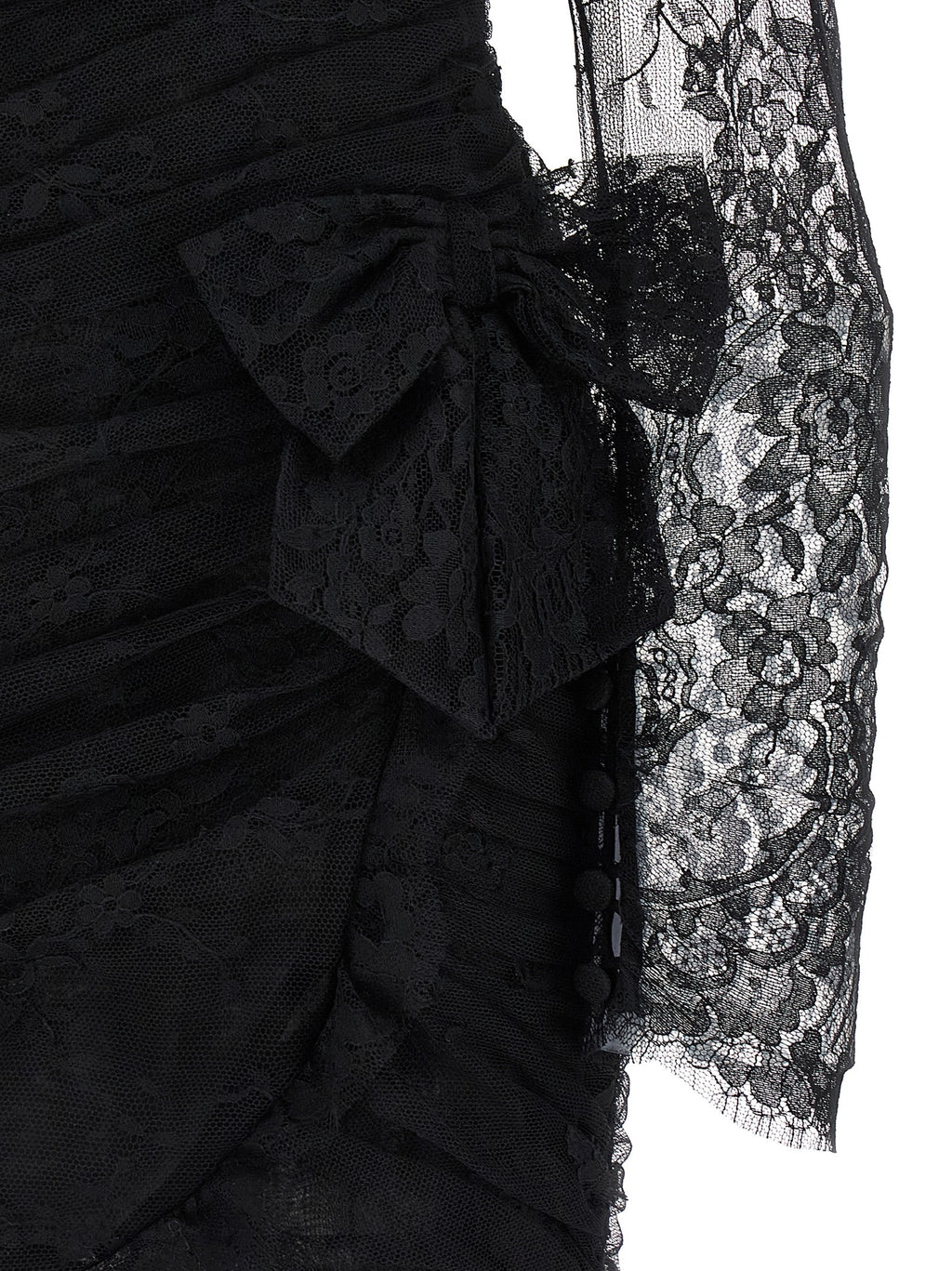 Black Organic Cotton Short Dress