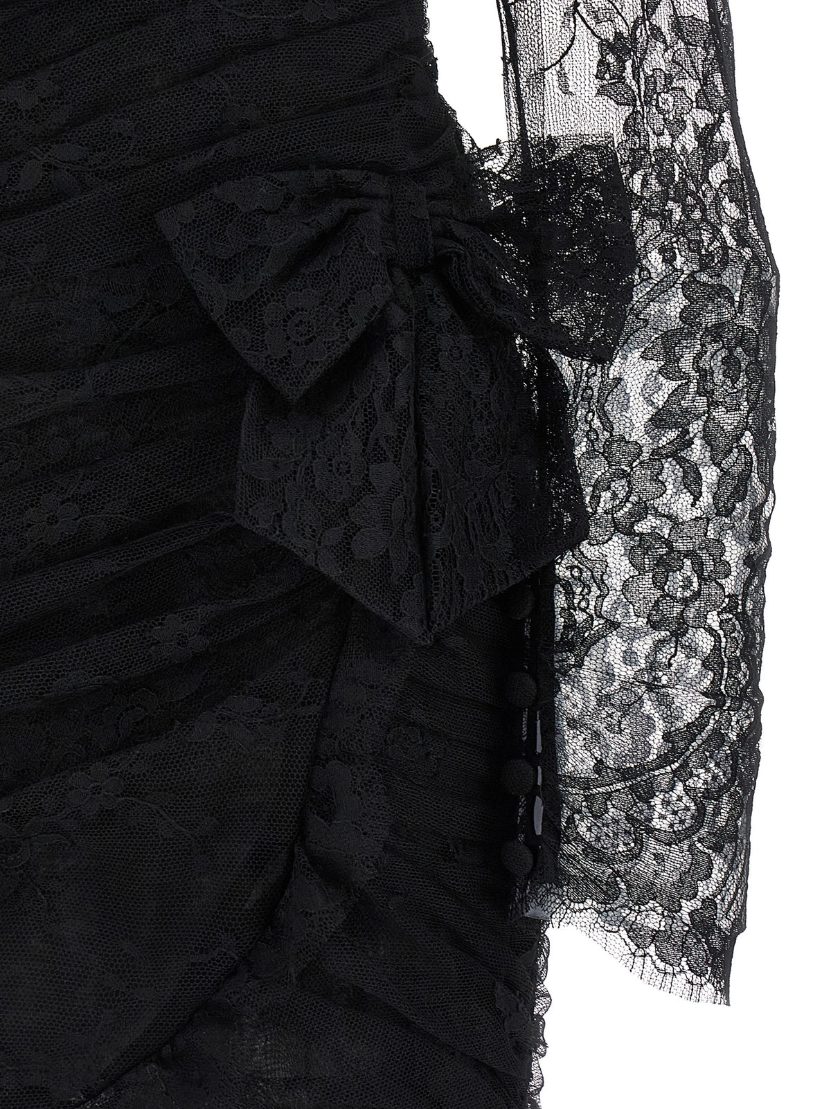 Black Organic Cotton Short Dress