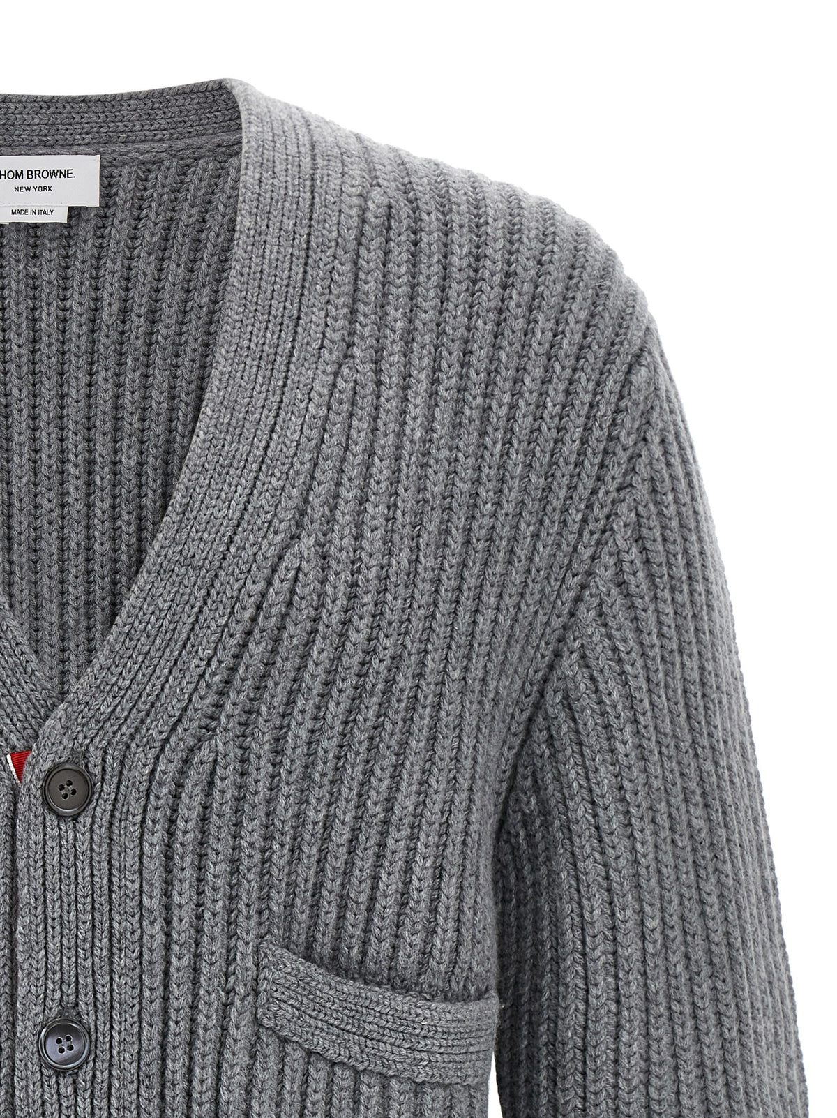 Gray Cashmere Cardigan