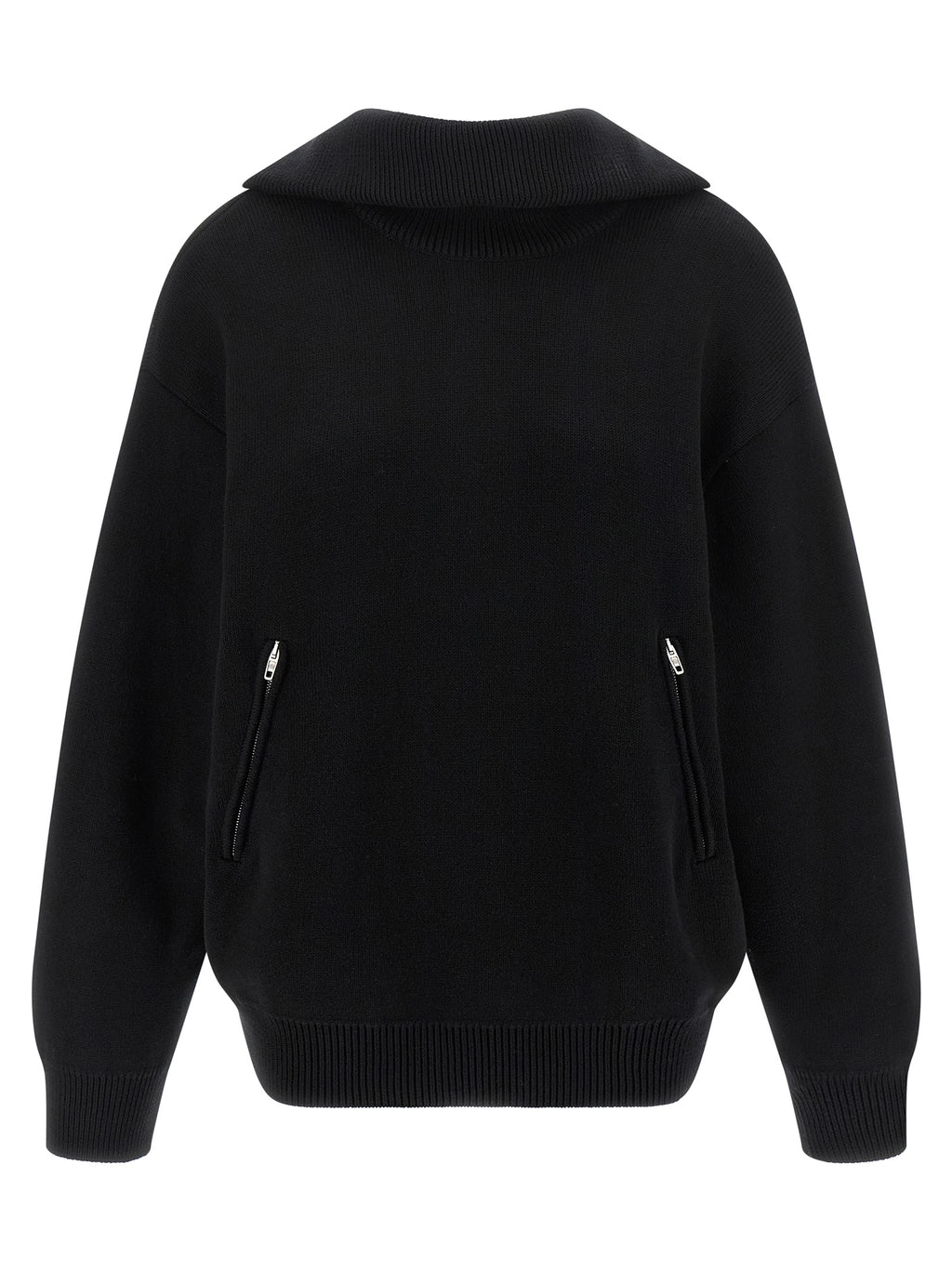 Black Cotton Cardigan