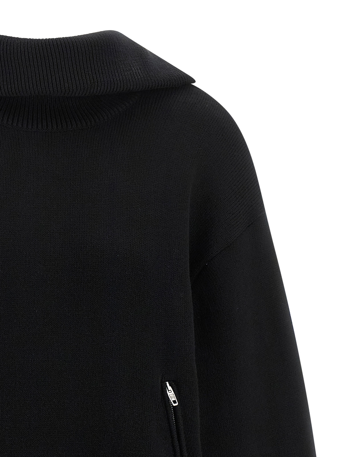 Black Cotton Cardigan