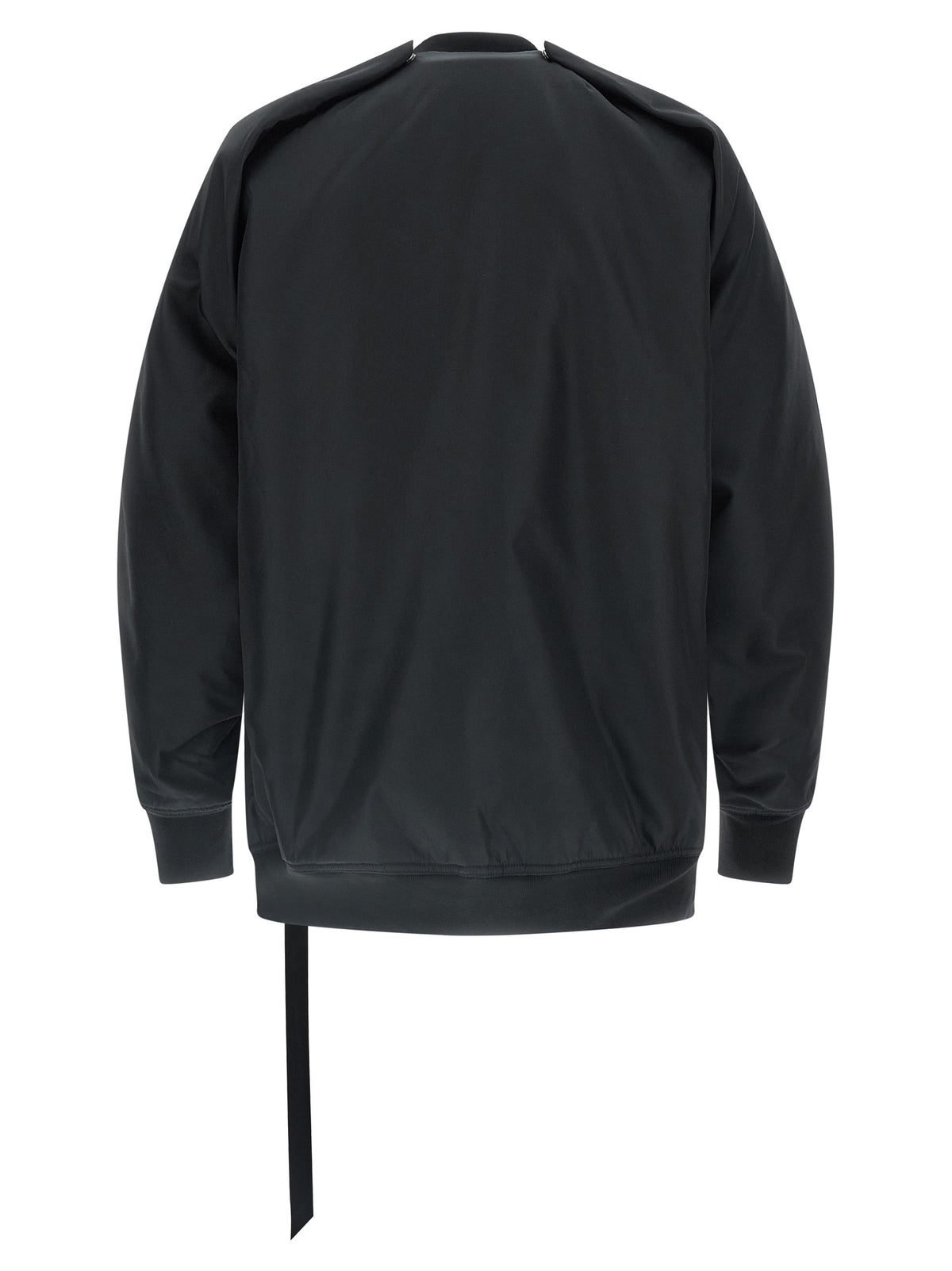 Black Nylon Bomber