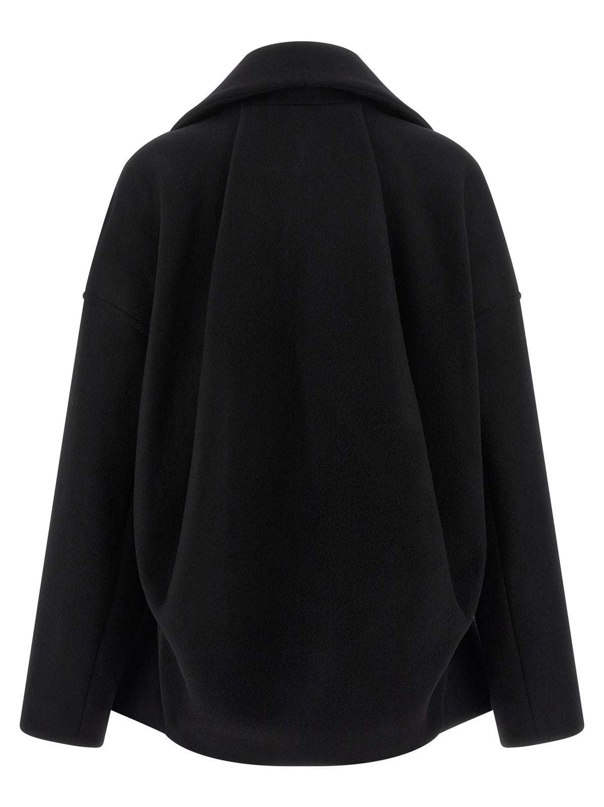 Black Virgin Wool Coat