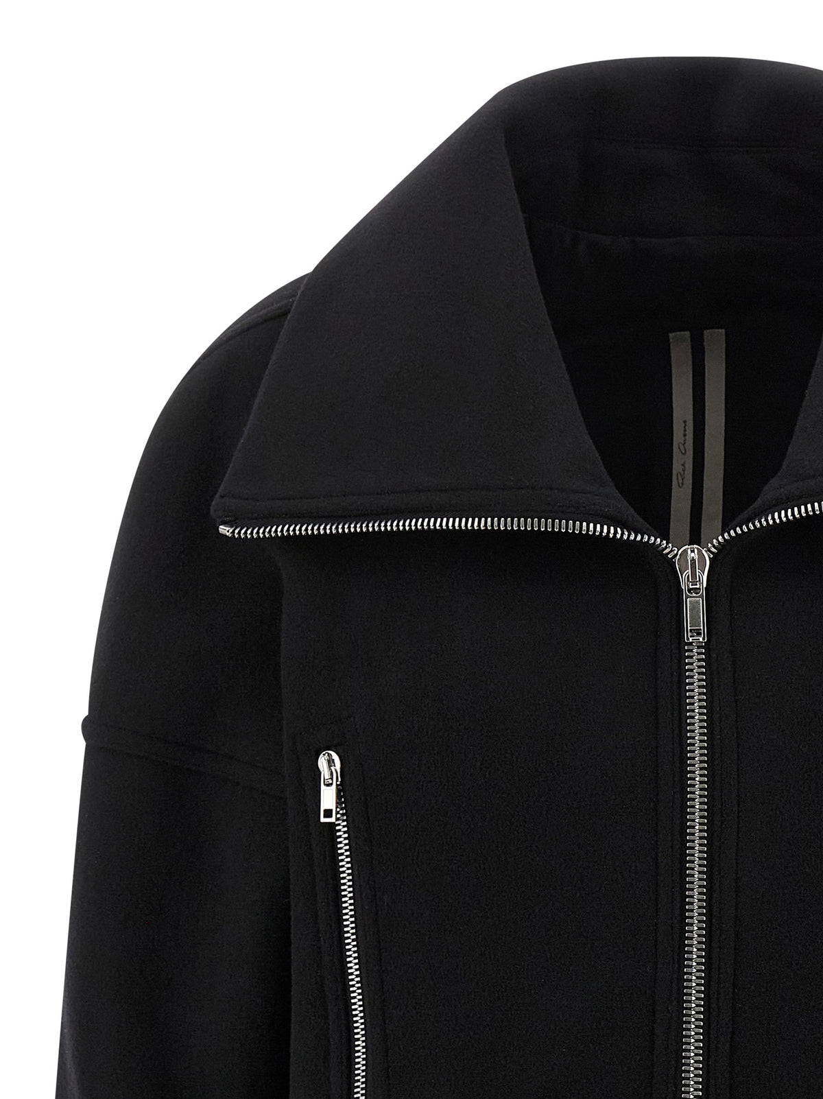 Black Virgin Wool Coat