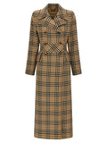 Brown Virgin Wool Coat