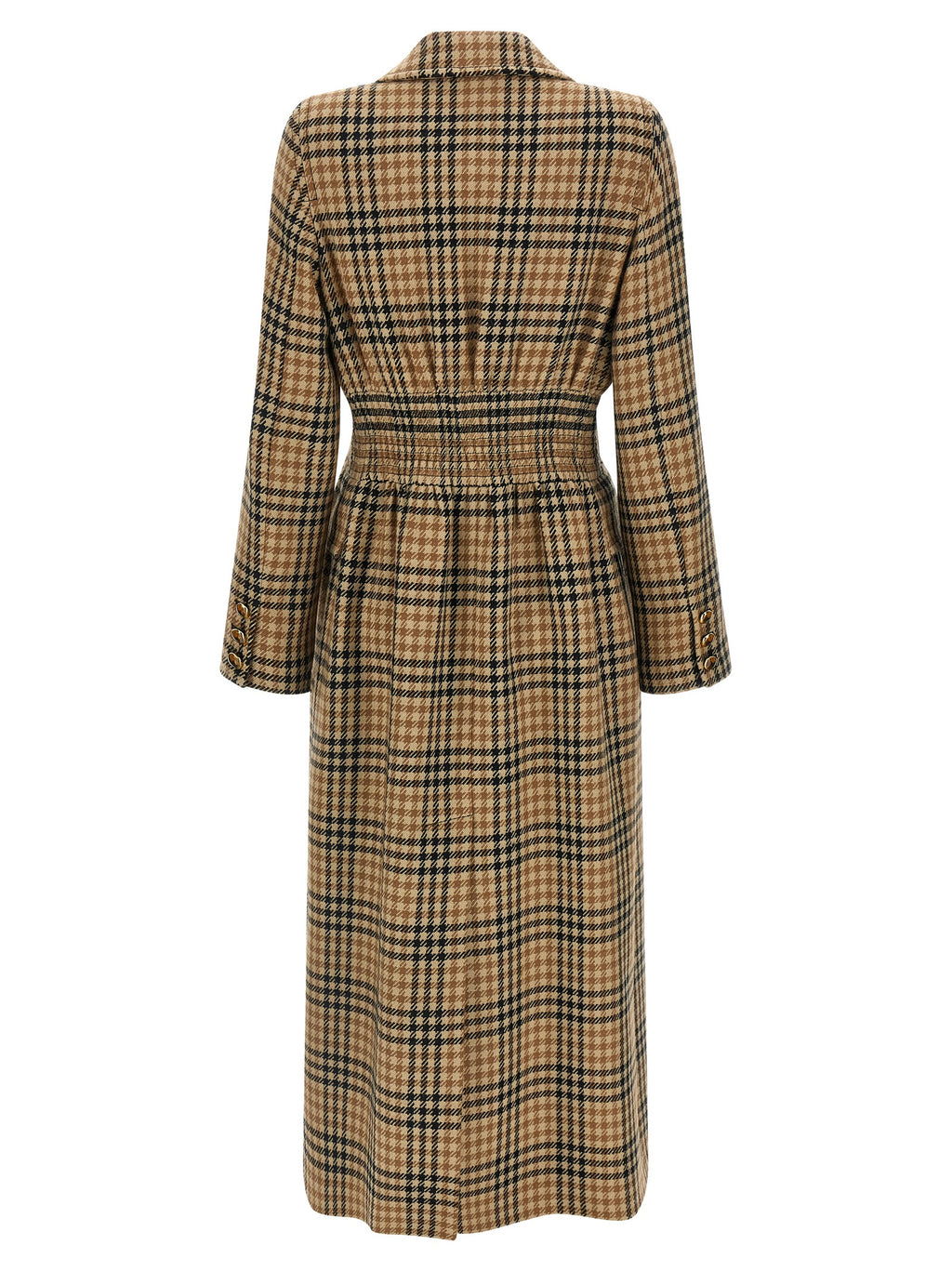 Brown Virgin Wool Coat
